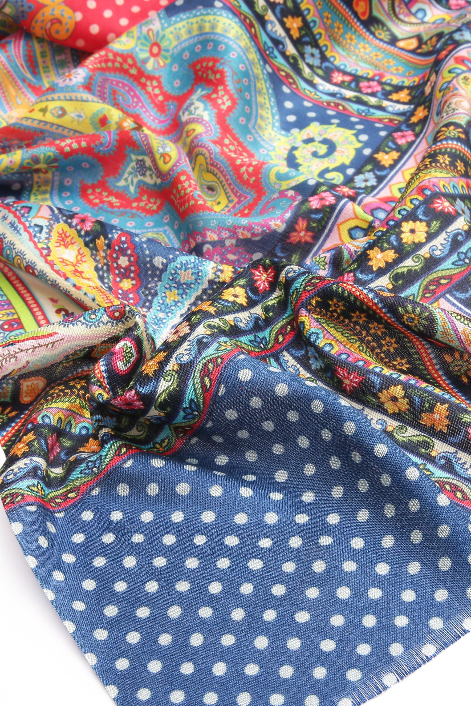 Printed Silk Scarf | Singhvis