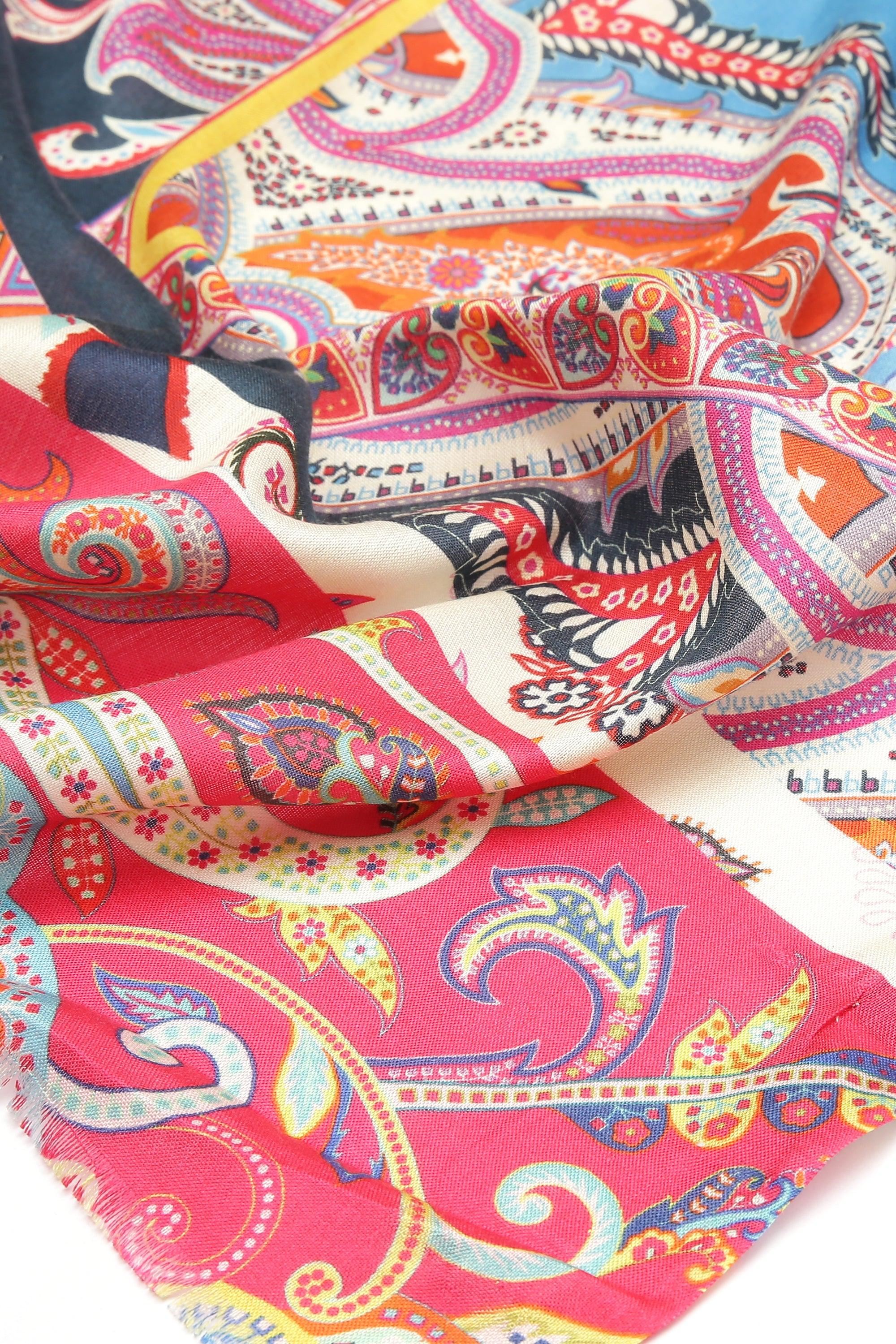 Printed Silk Scarf | Singhvis
