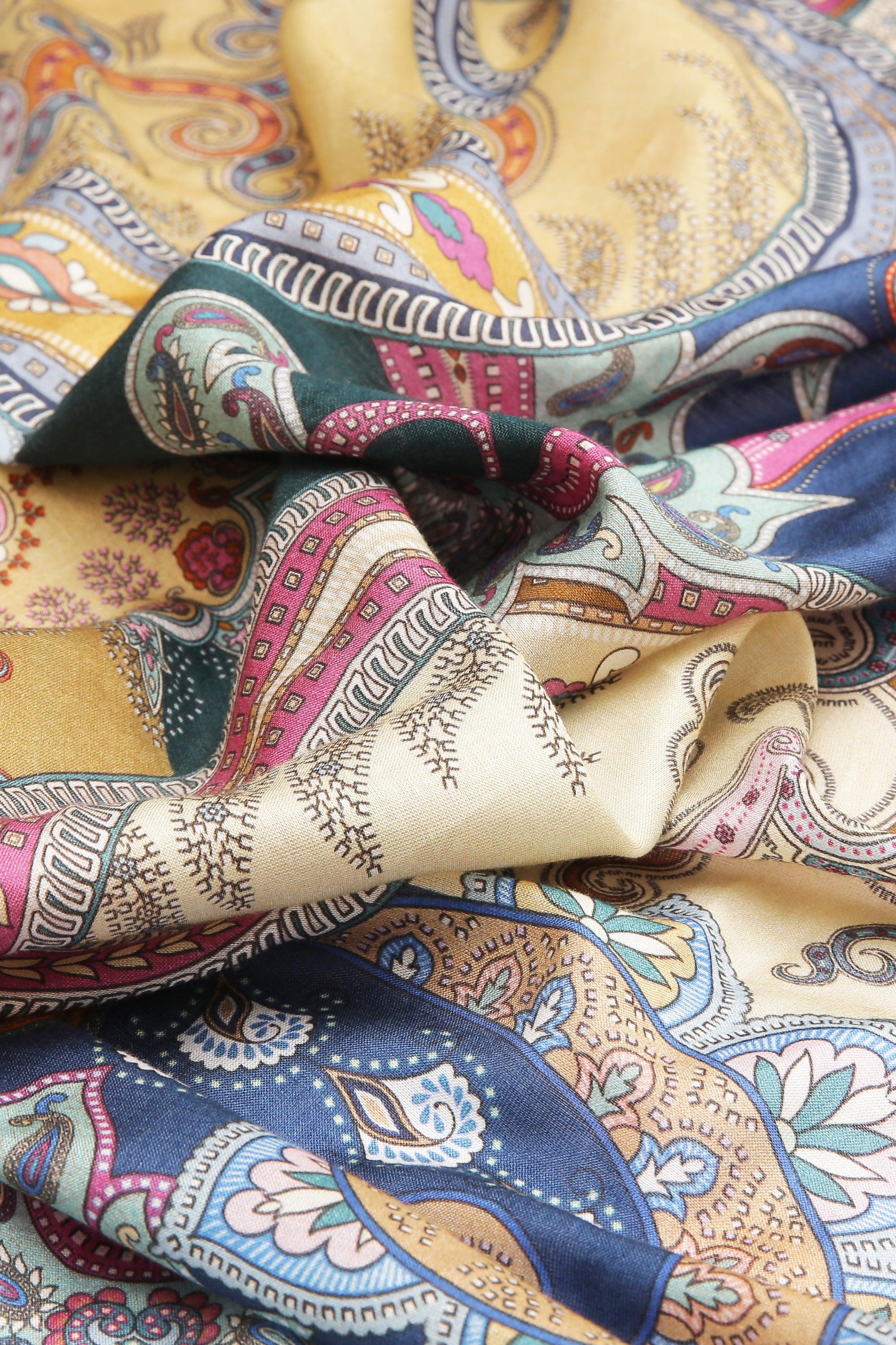 Printed Silk Scarf | Singhvis