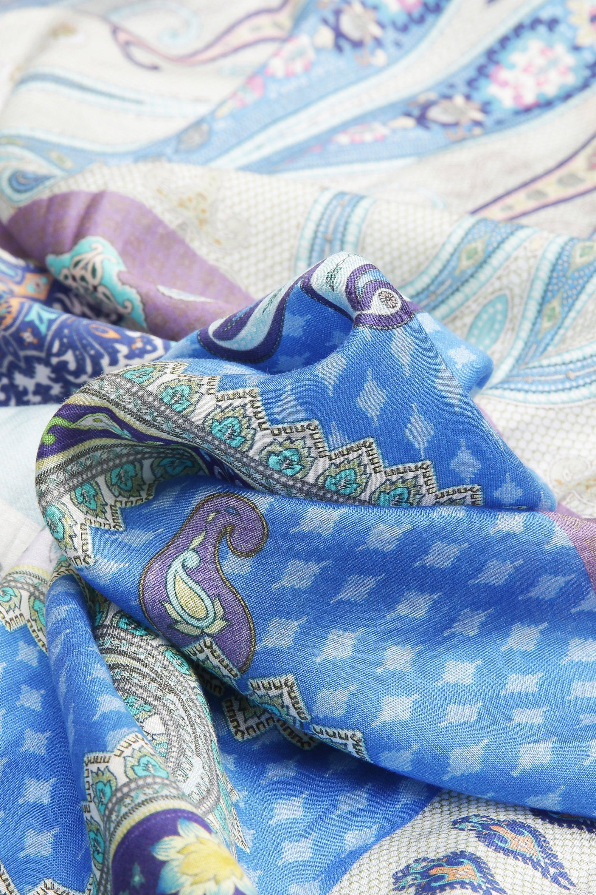 Printed Silk Scarf | Singhvis