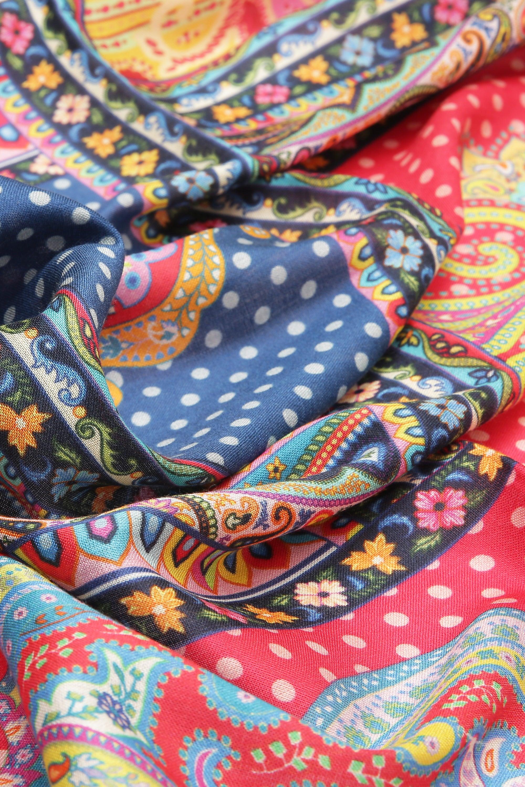 Printed Silk Scarf | Singhvis