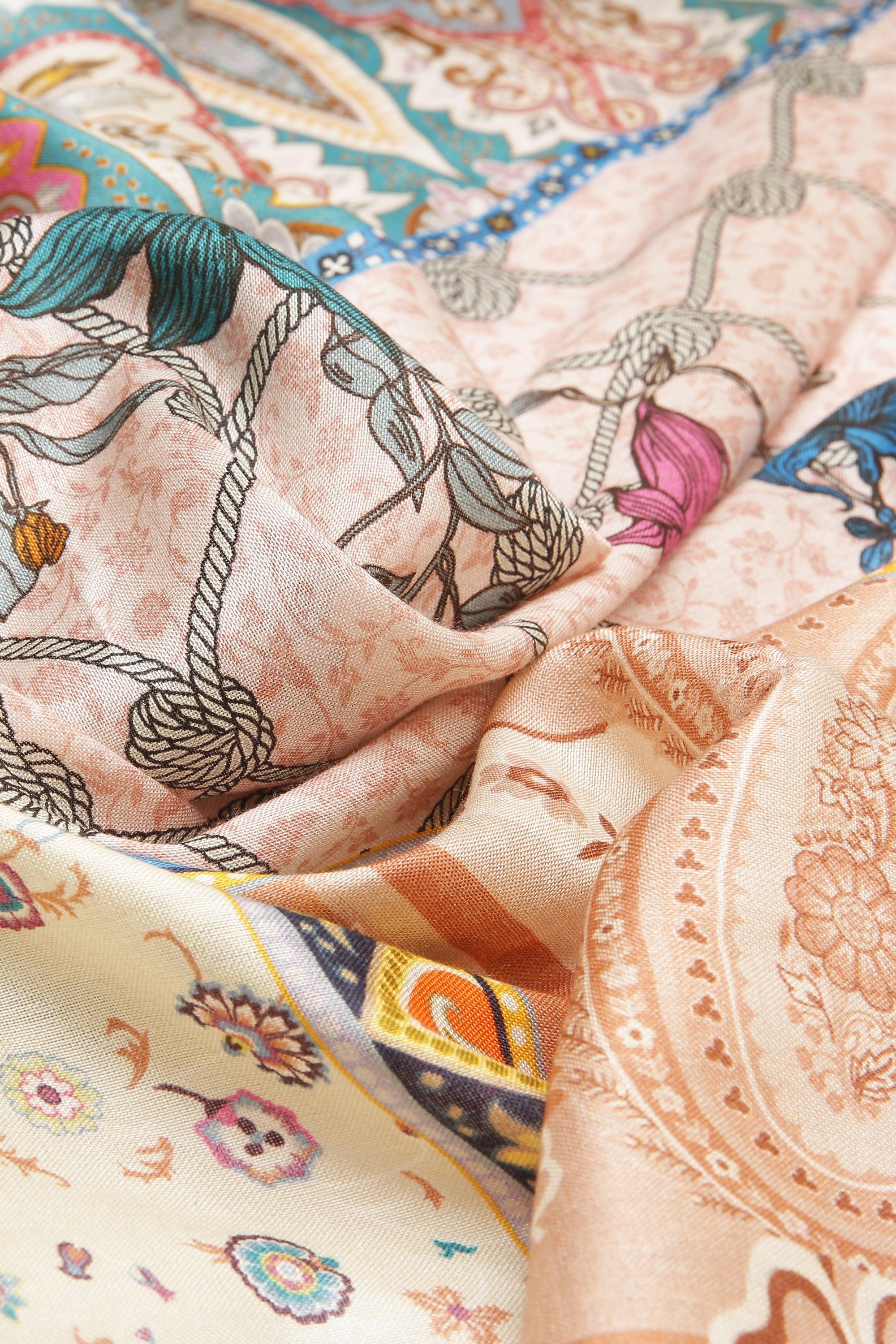 Printed Silk Scarf | Singhvis