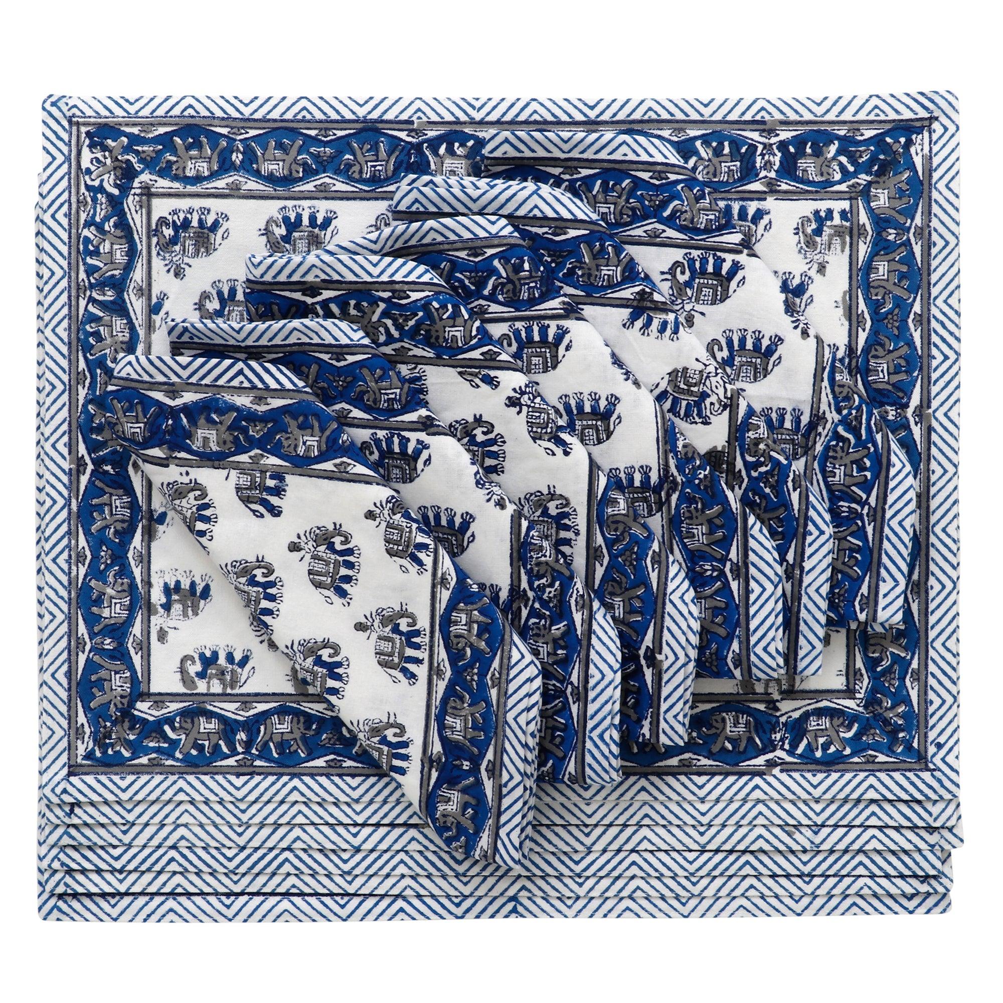 Raj Placemats & Napkins (Set of 12) | Singhvis
