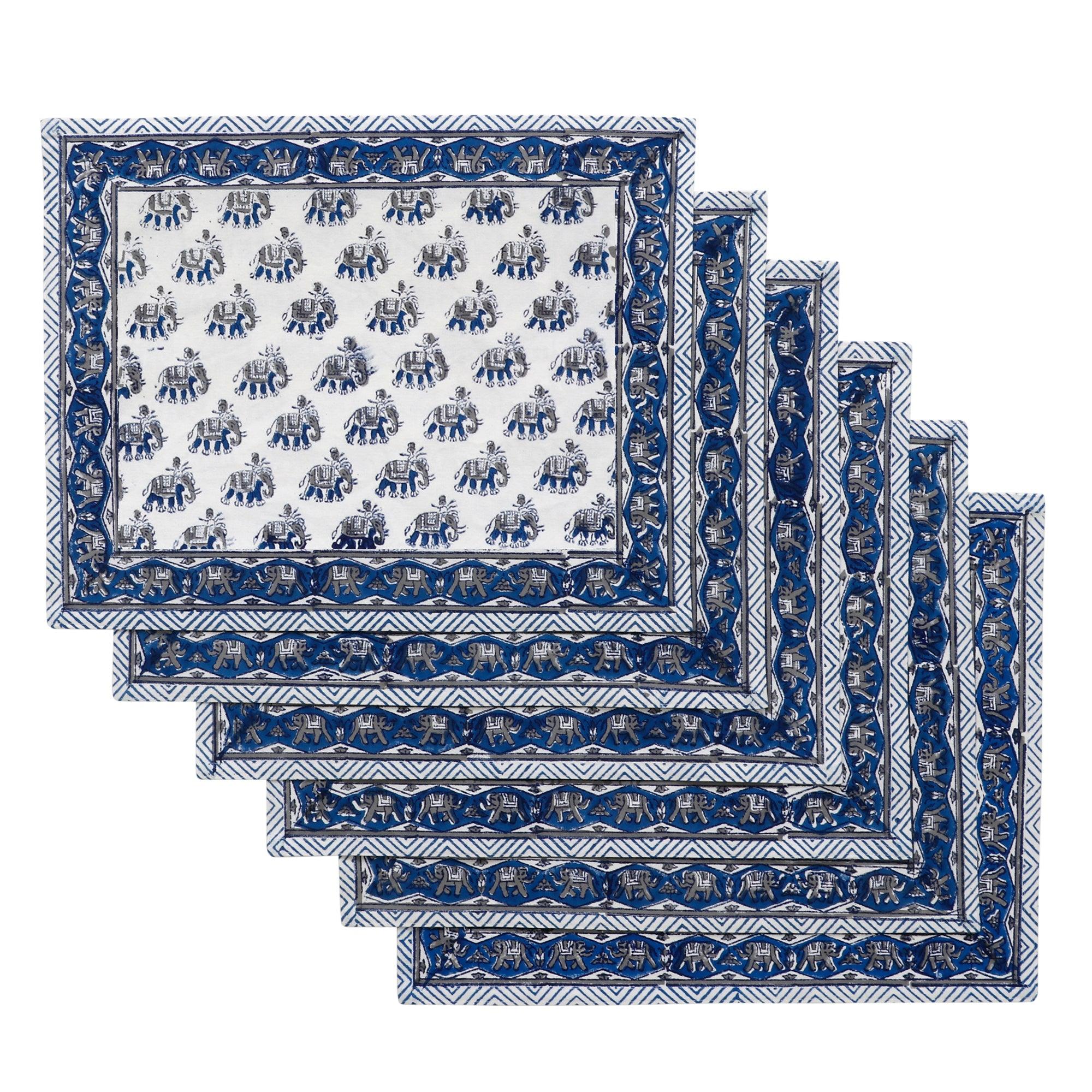 Raj Placemats & Napkins (Set of 12) | Singhvis