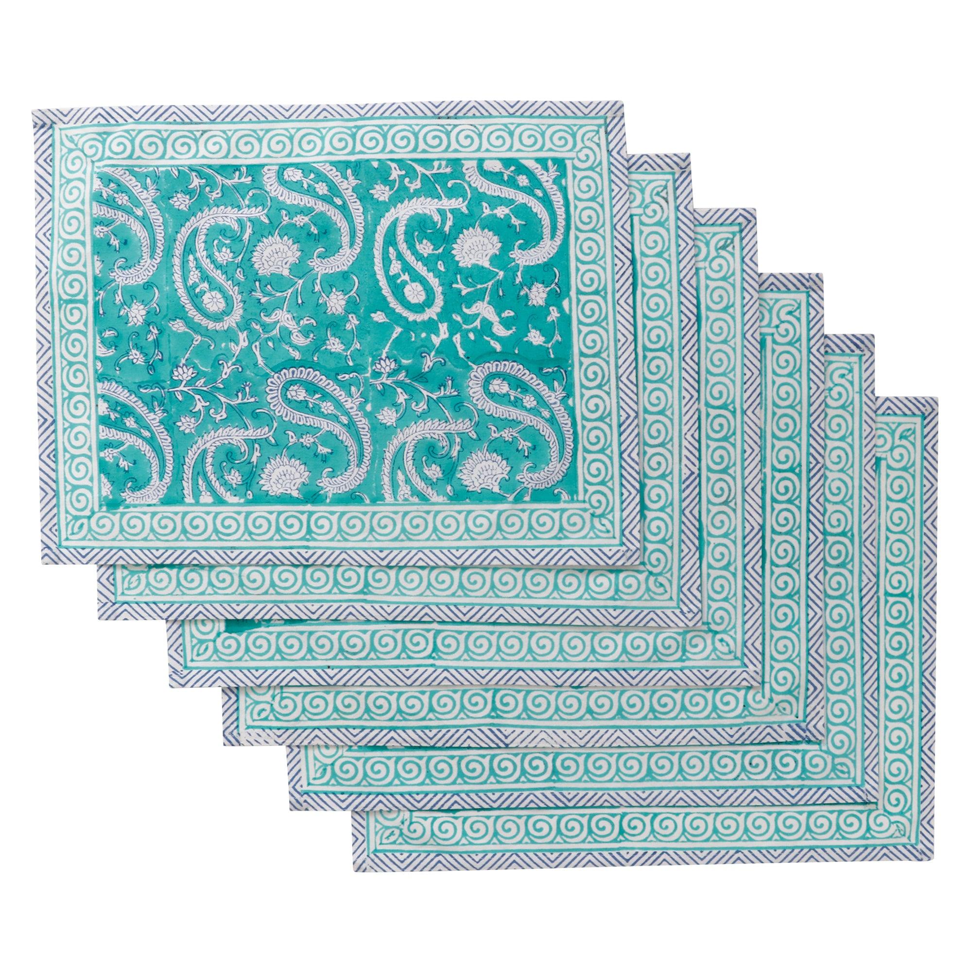Salvia Placemats & Napkins (Set of 12) | Singhvis