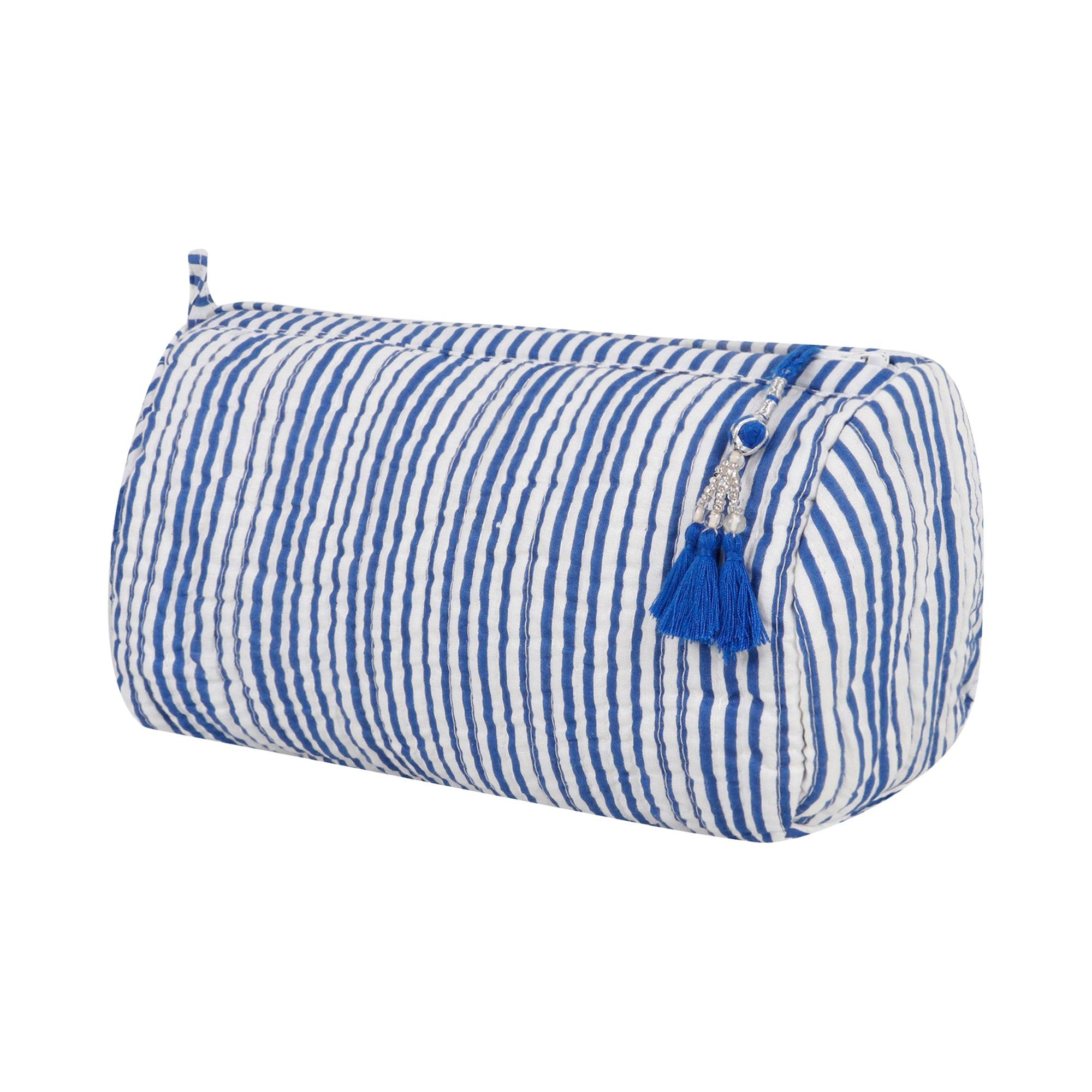 Seersucker Cosmetic Bag | Singhvis