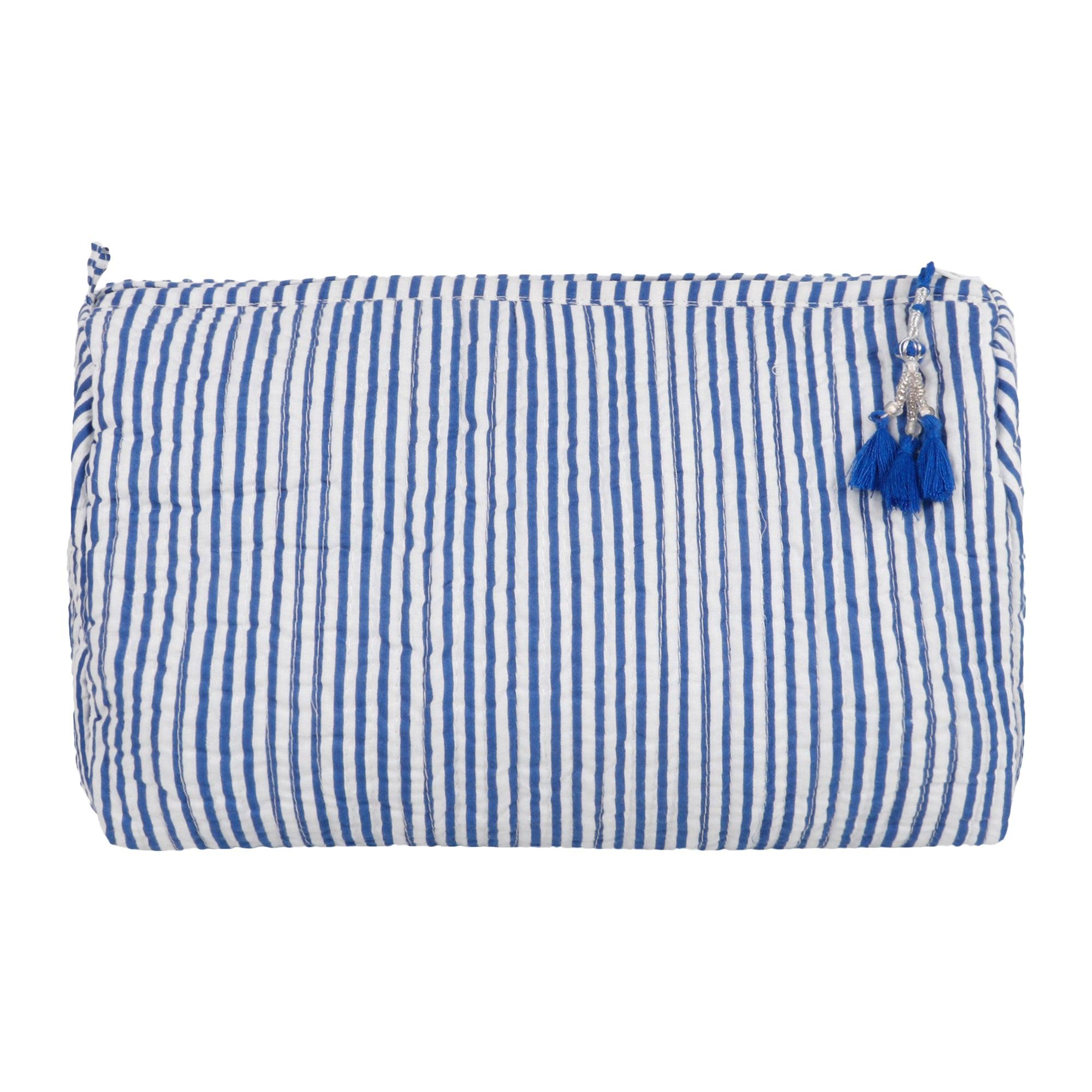 Seersucker Cosmetic Bag | Singhvis