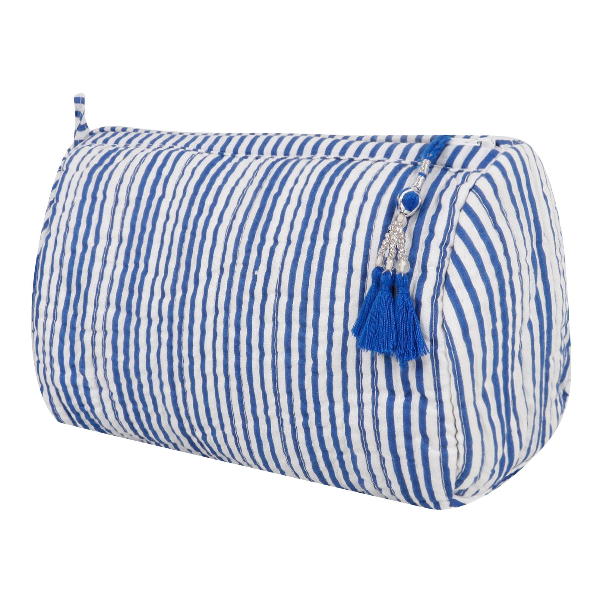 Seersucker Cosmetic Bag | Singhvis