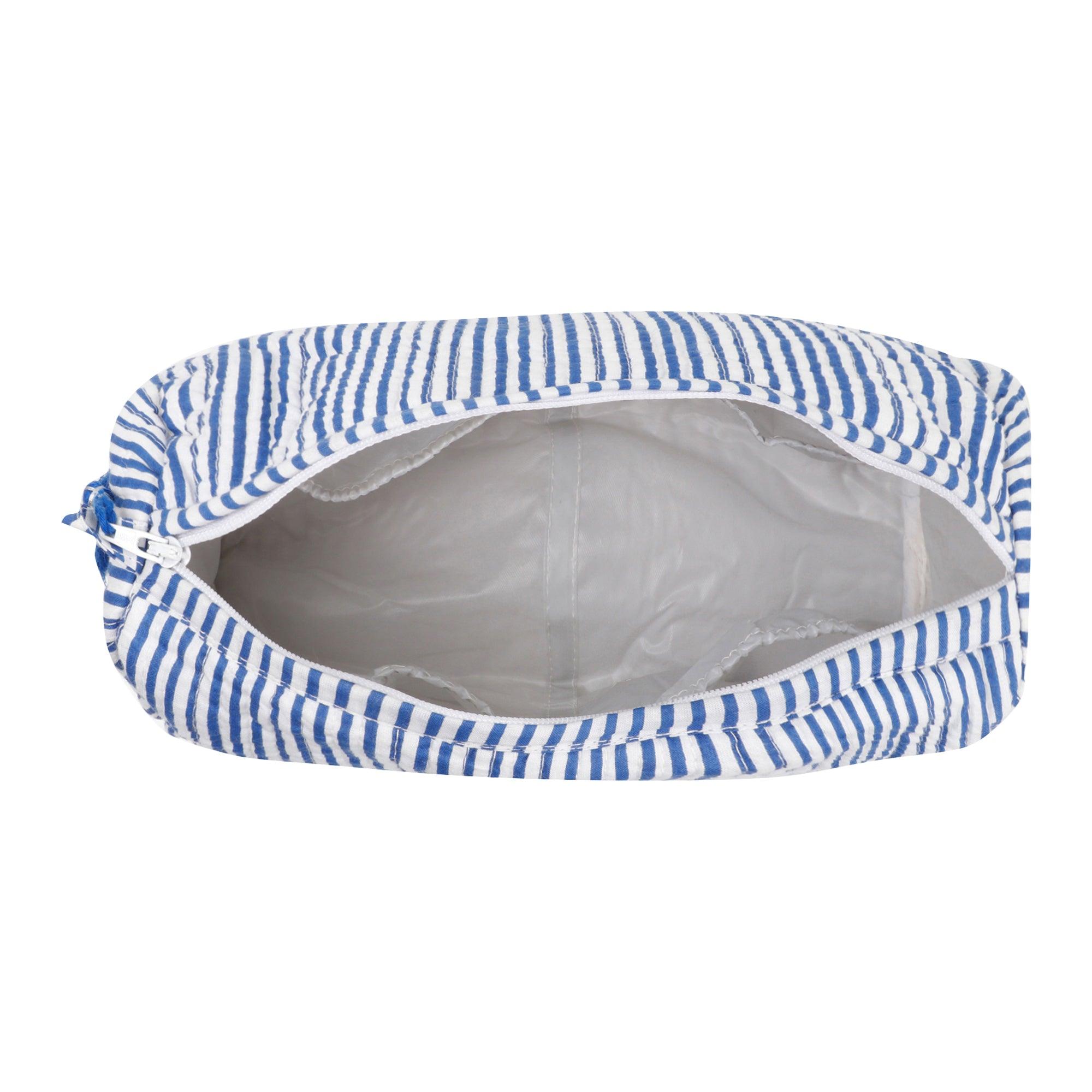 Seersucker Cosmetic Bag | Singhvis