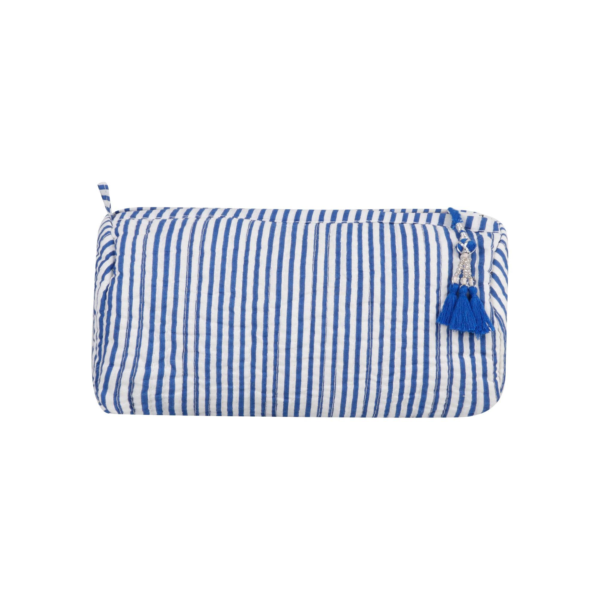 Seersucker Cosmetic Bag | Singhvis