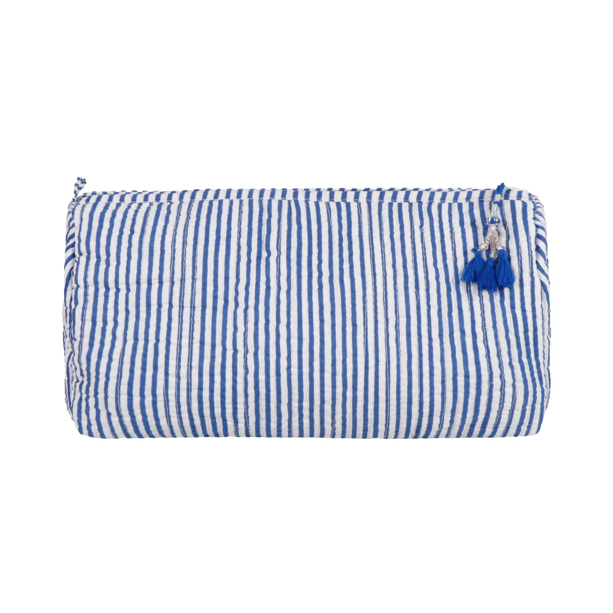 Seersucker Cosmetic Bag | Singhvis