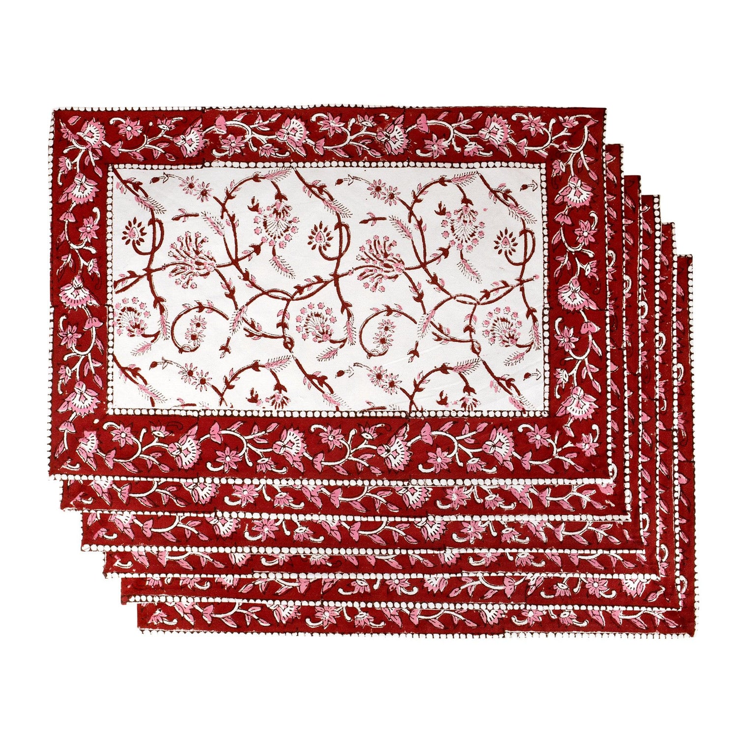 Tulipa Placemats & Napkins (Set of 12) | Singhvis