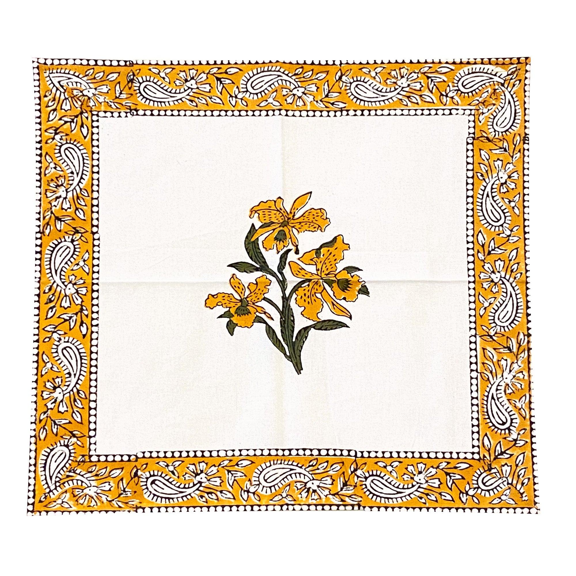 Waterlily Placemats & Napkins (Set of 12) | Singhvis