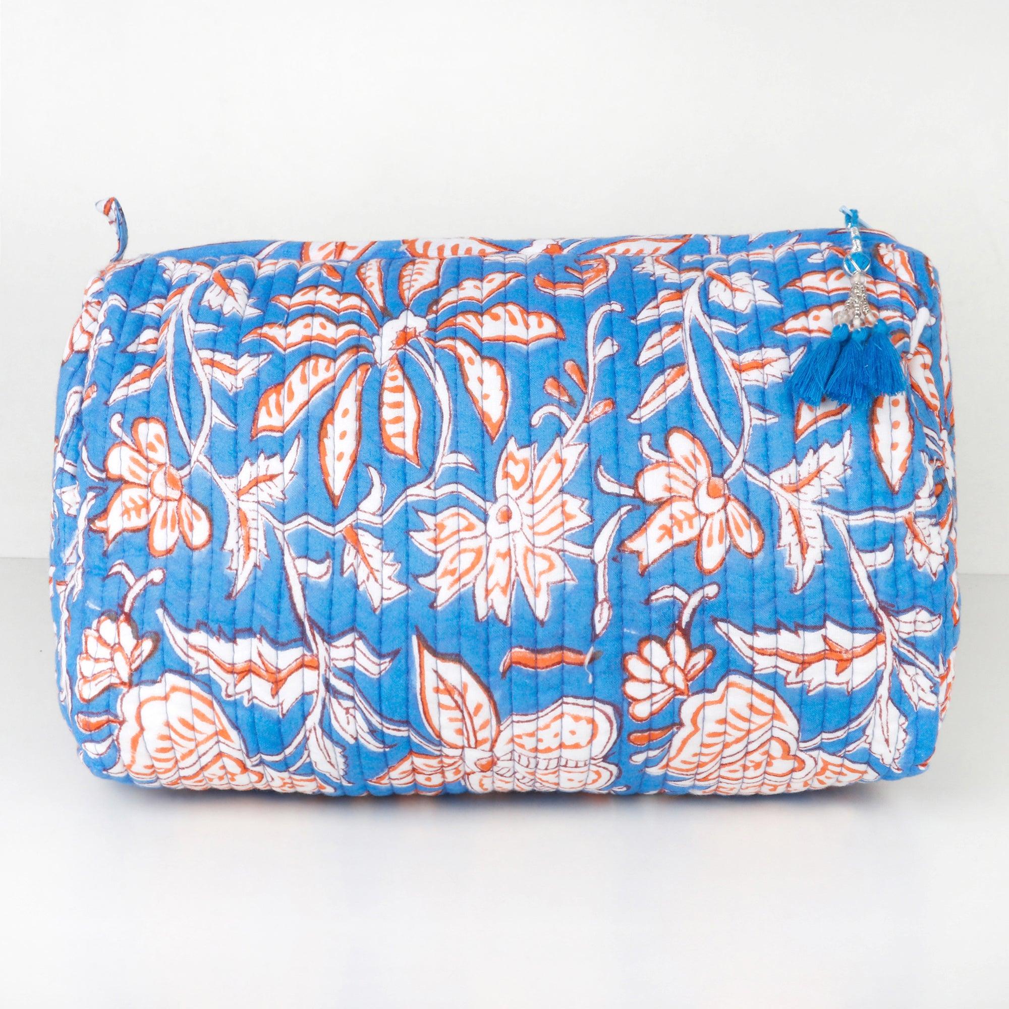 Wintercress Cosmetic Bag L Blue | Singhvis