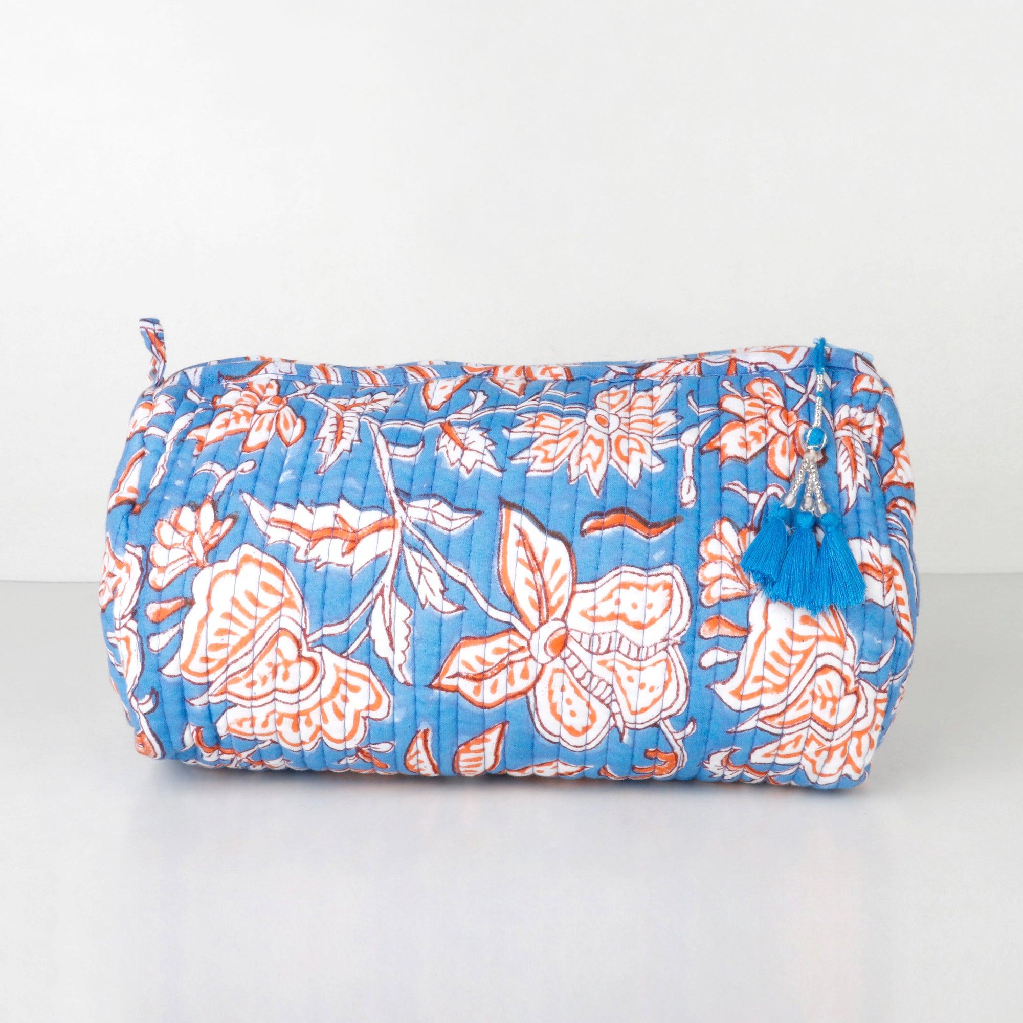 Wintercress Cosmetic Bag M Blue | Singhvis