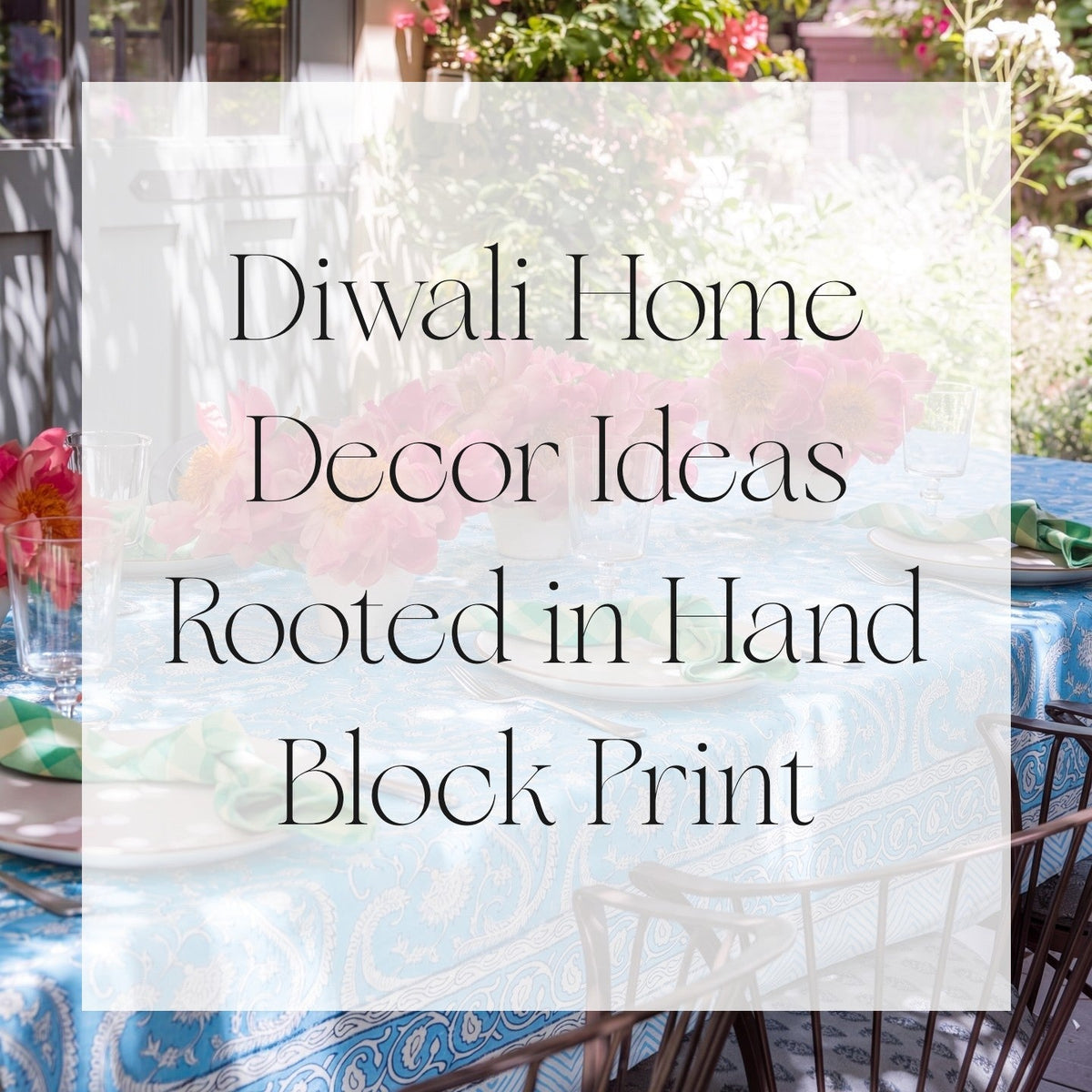 Diwali Home Decor Ideas Rooted in Hand Block Print