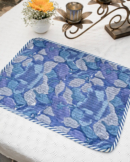Blue Fantasy Reversible Placemats (Set of 6) | Singhvis