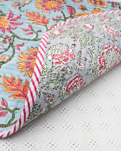 Rainbow Garden Reversible Placemats (Choose 4 or 6) | Singhvis