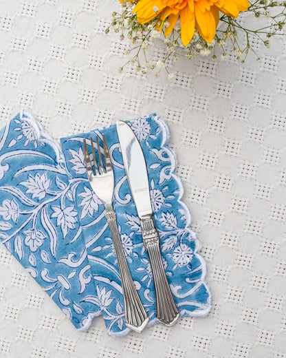 Blue Mist Napkin Set (Choose 4 or 6) | Singhvis