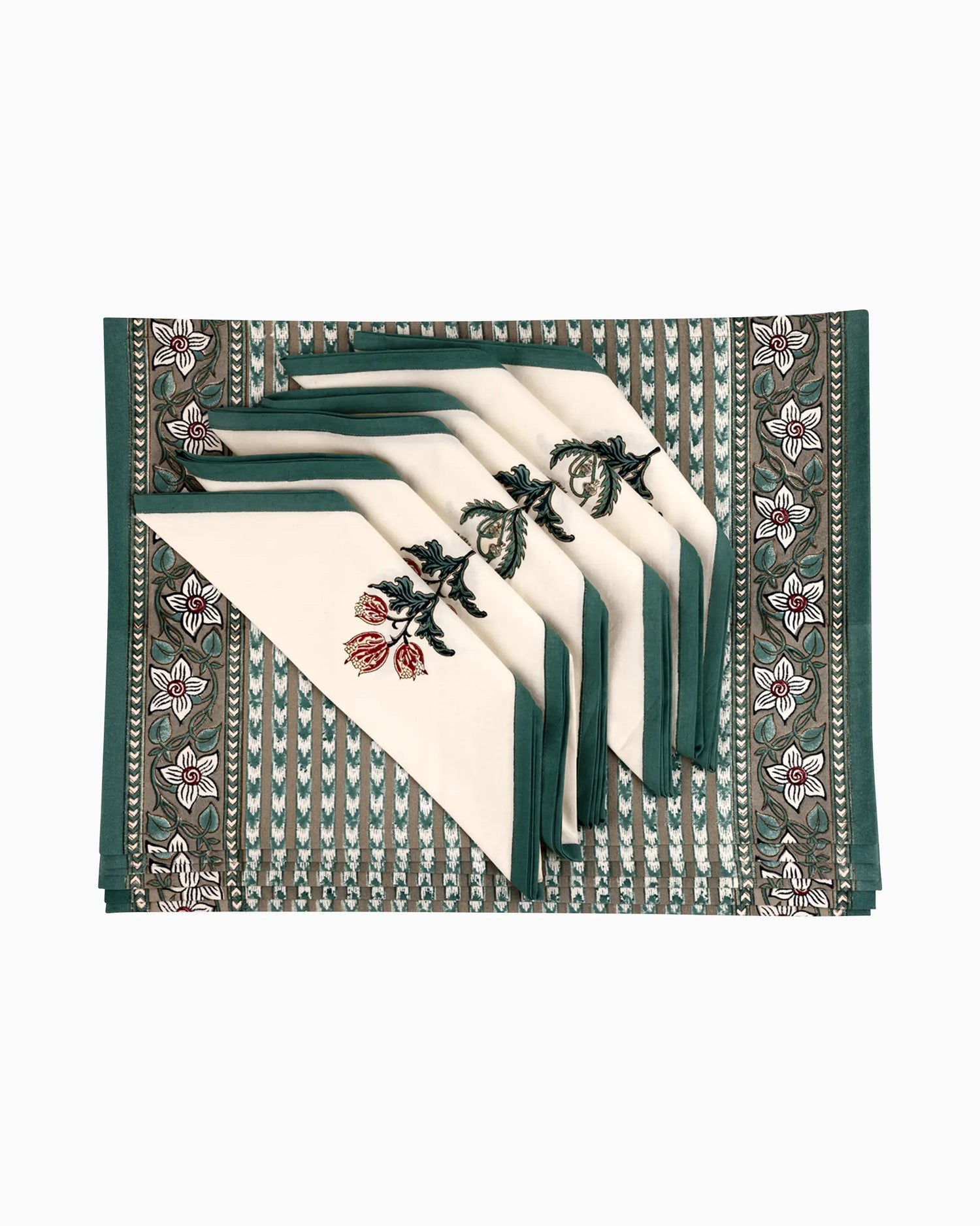 Botanical Bliss Placemats &amp; Napkins (Set of 8)