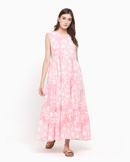 Carissa Primrose Pink Dress | Singhvis