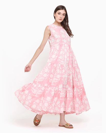 Carissa Primrose Pink Dress | Singhvis