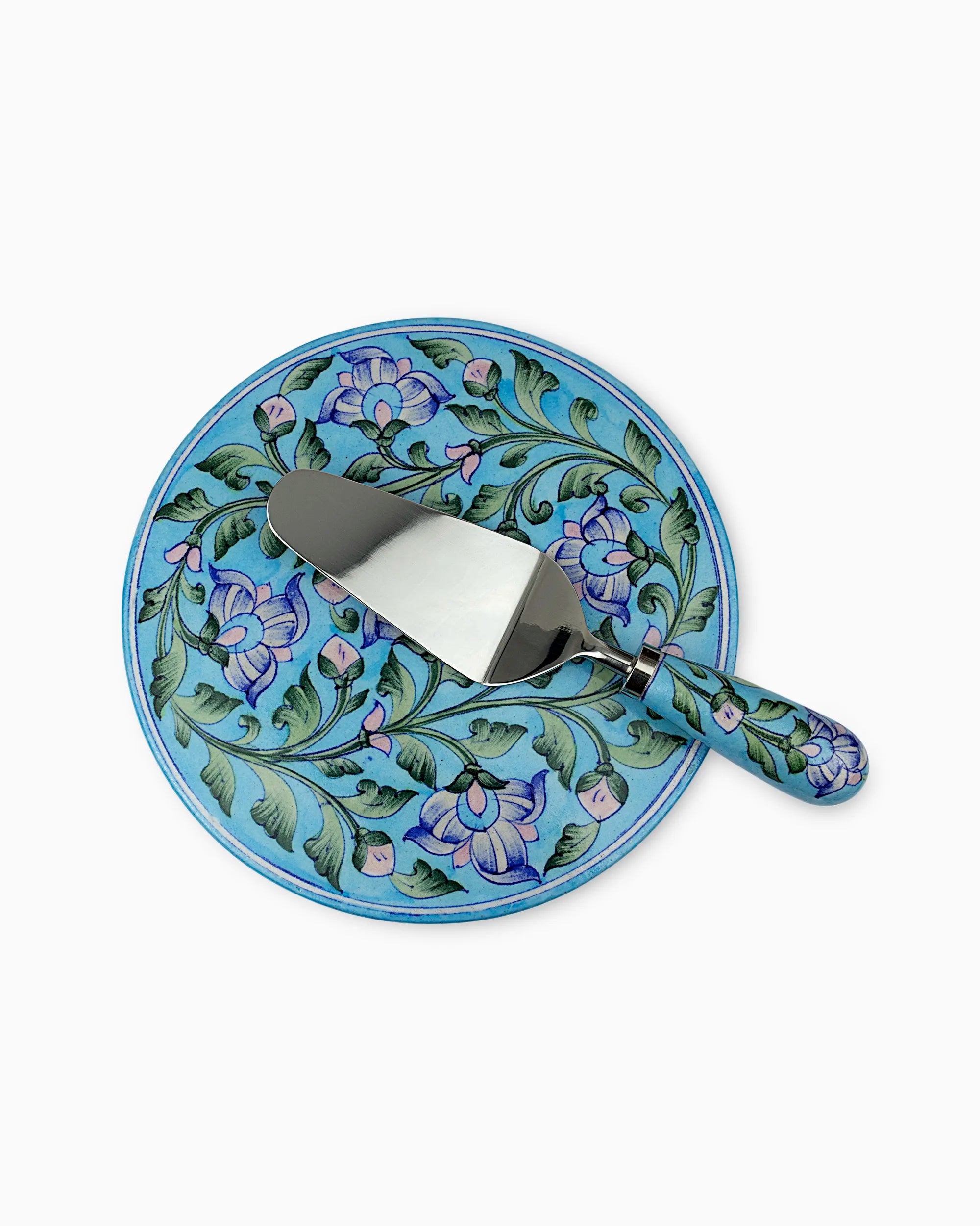Ceramic Cake Stand with Spatula