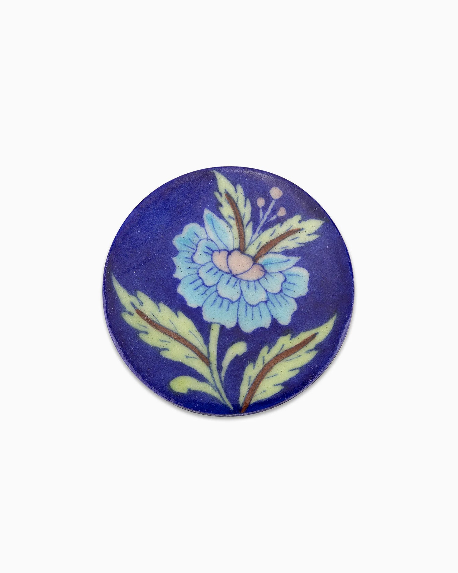 Ceramic Floral Coasters (Set of 6)