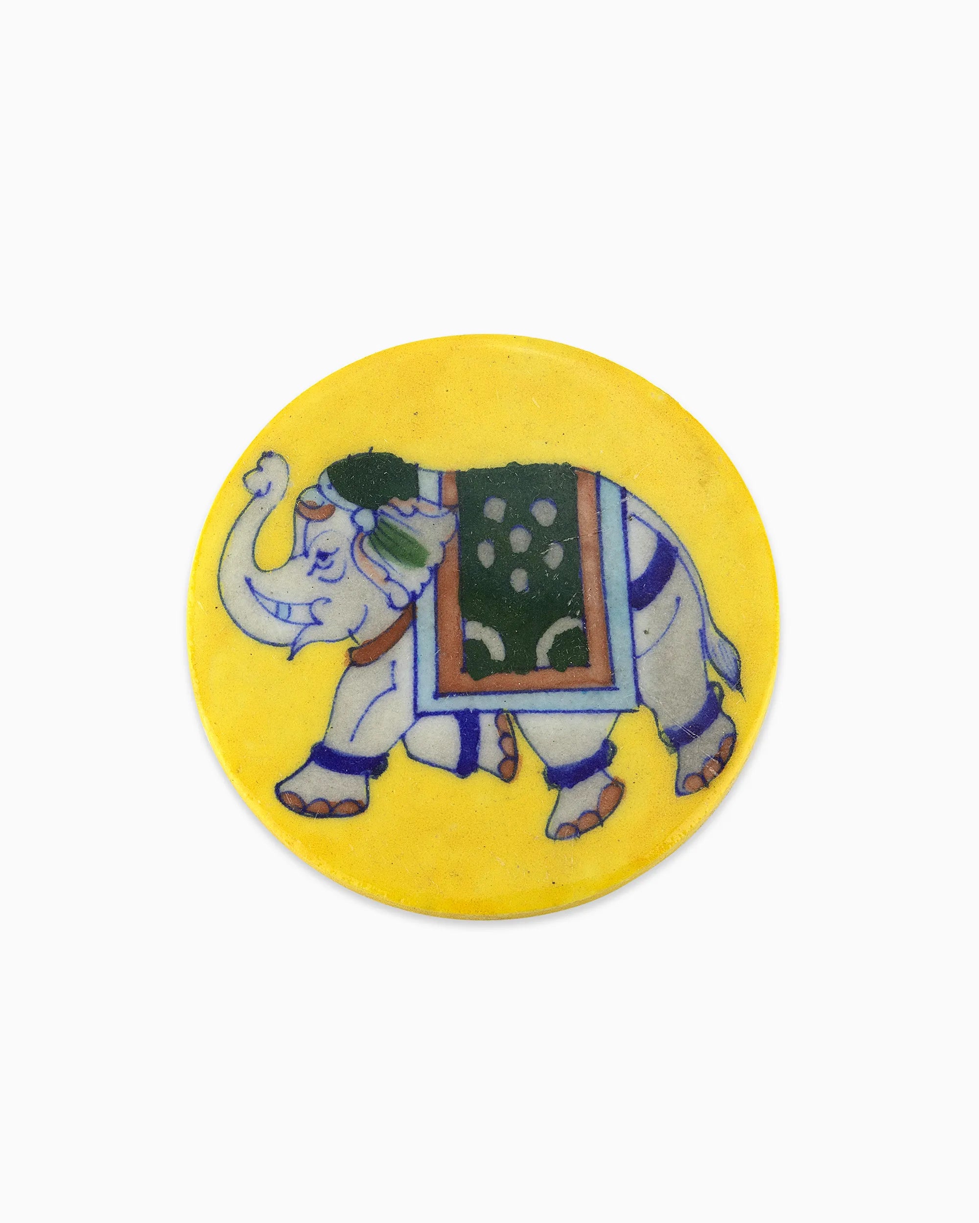 Ceramic Elephant Coasters (Set of 6)