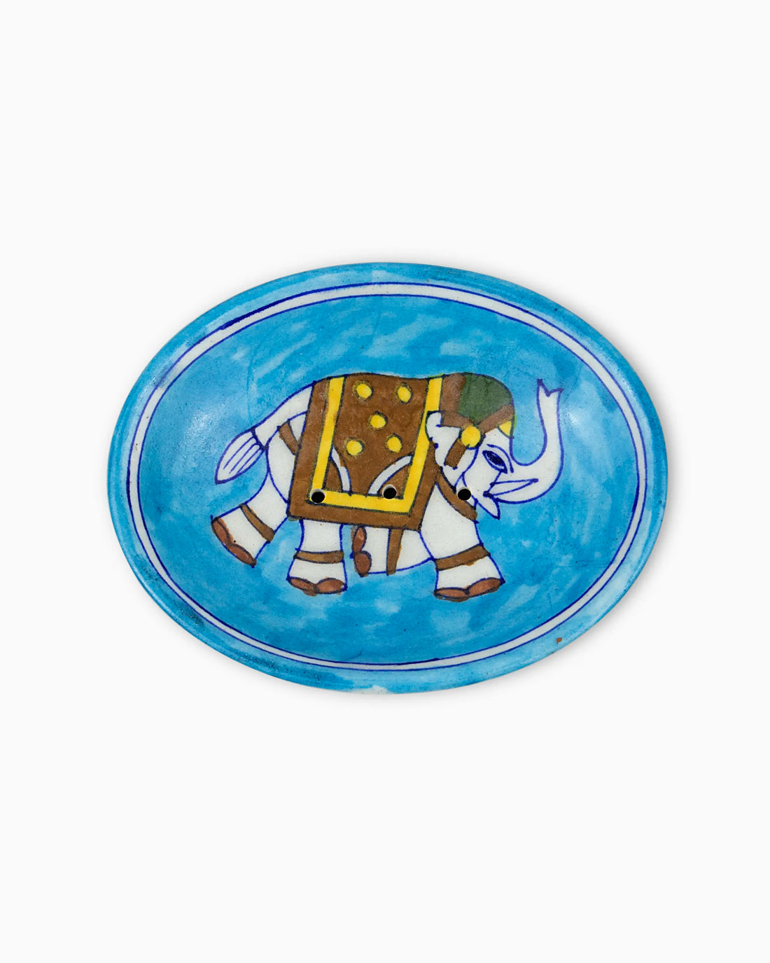 Ceramic Elephant Soap Dish (Set of 2) | Singhvis