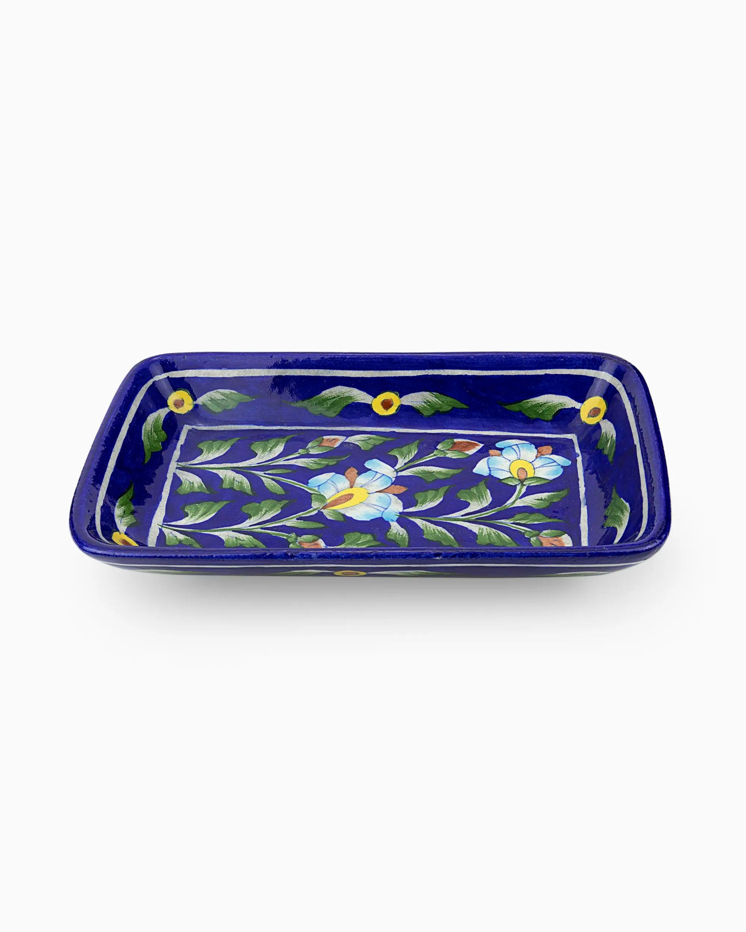 Ceramic Floral Tray