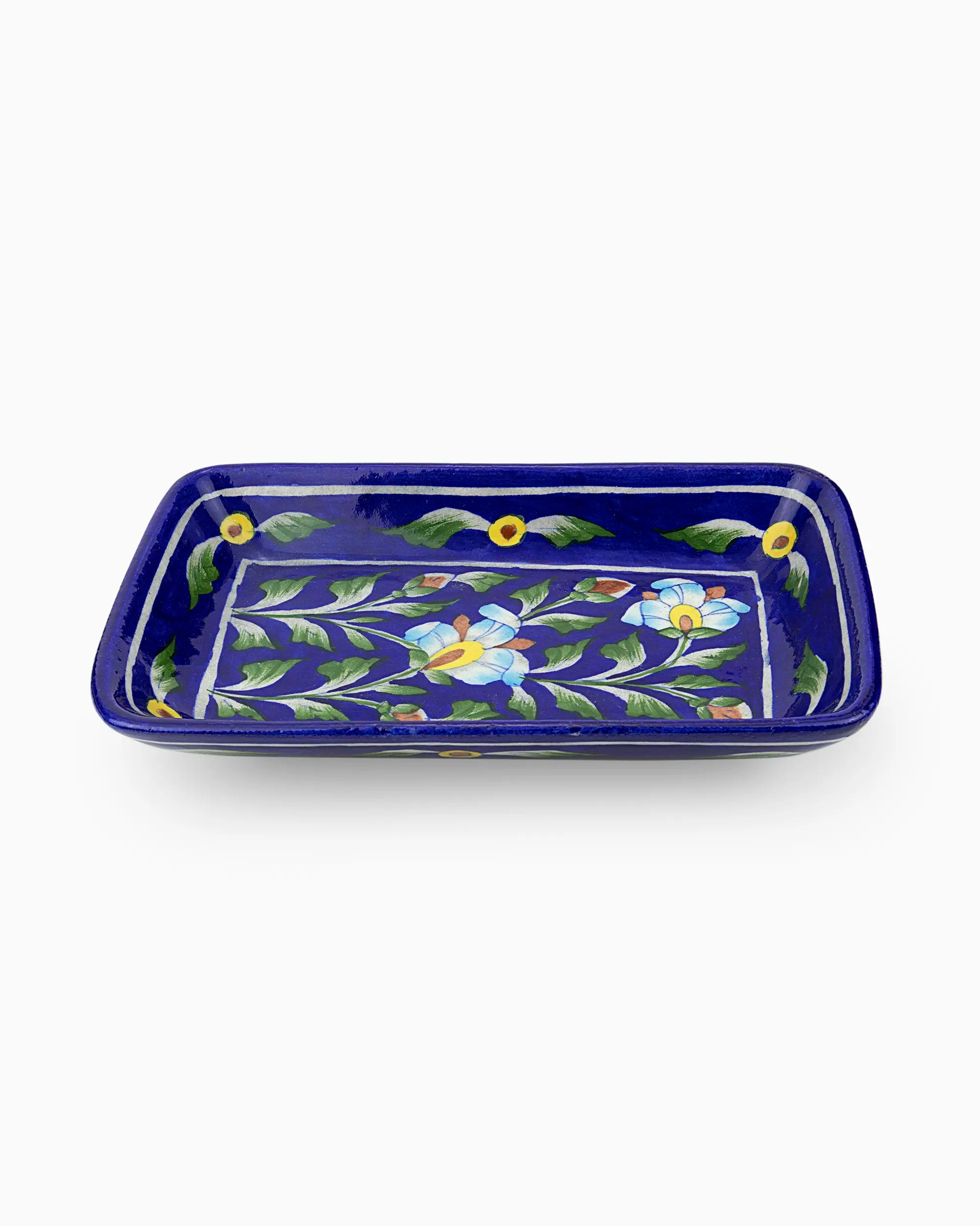 Ceramic Floral Tray