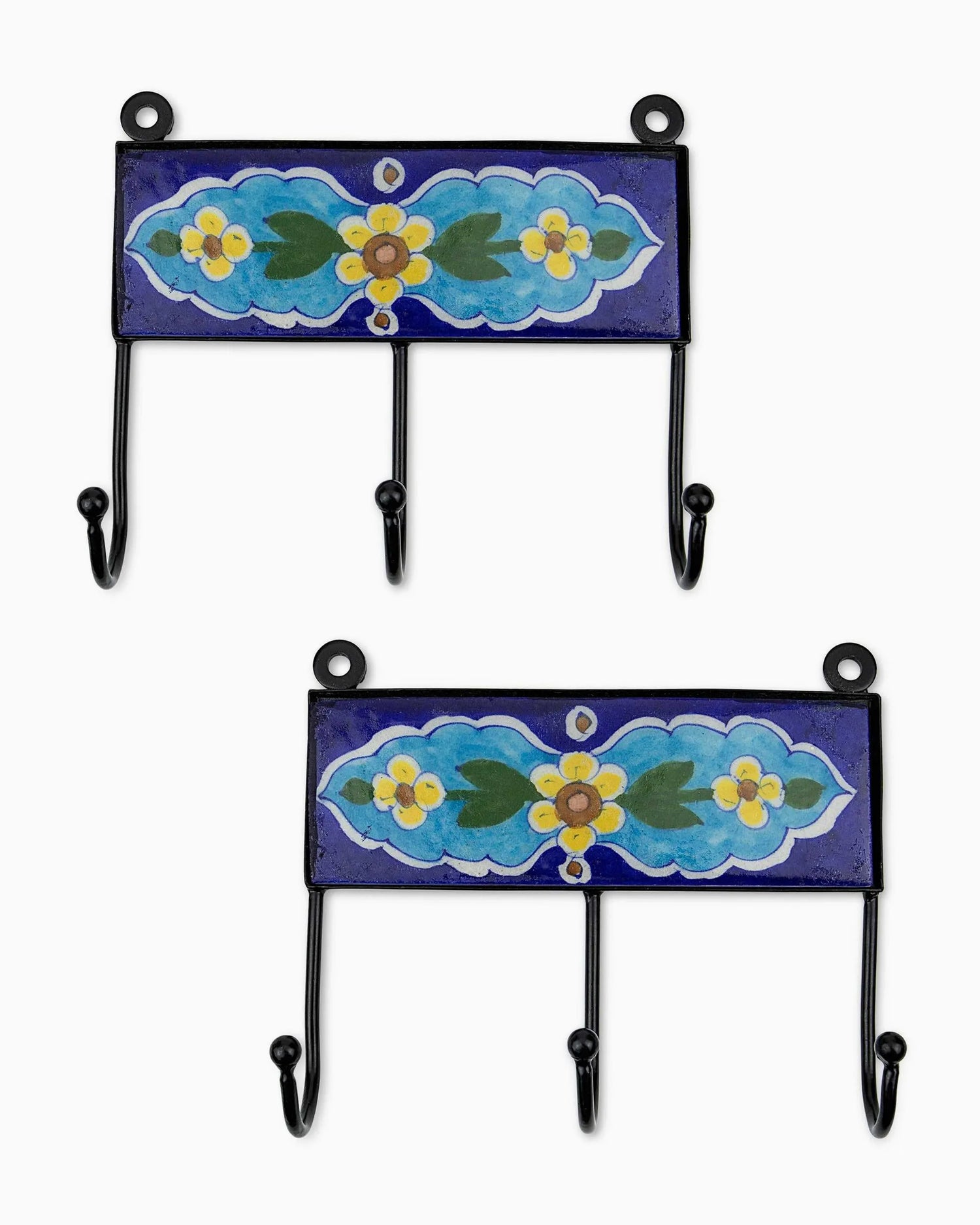 Ceramic Iron Tile Hook (Set of 2)