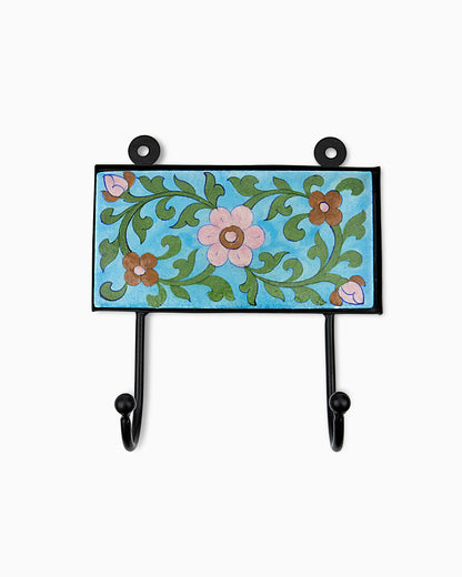 Ceramic Iron Tile Hook (Set of 2) | Singhvis