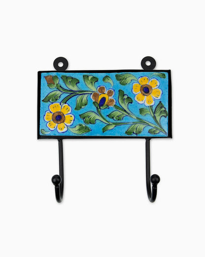 Ceramic Iron Tile Hook (Set of 2) | Singhvis