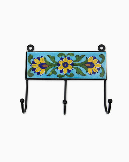 Ceramic Iron Tile Hook (Set of 2) | Singhvis