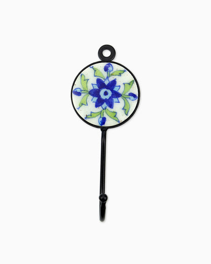 Ceramic Iron Tile Hook (Set of 4) | Singhvis