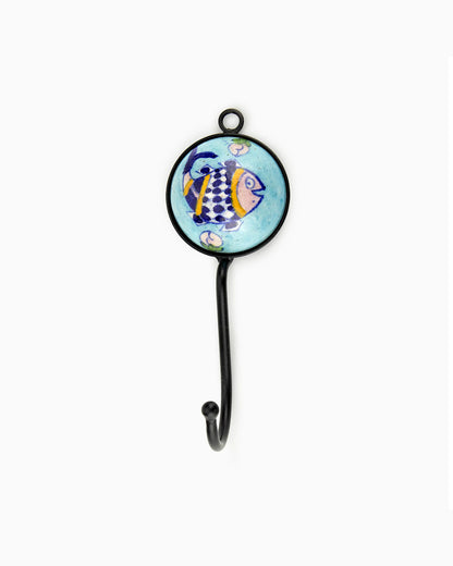 Ceramic Iron Tile Hook (Set of 6) | Singhvis