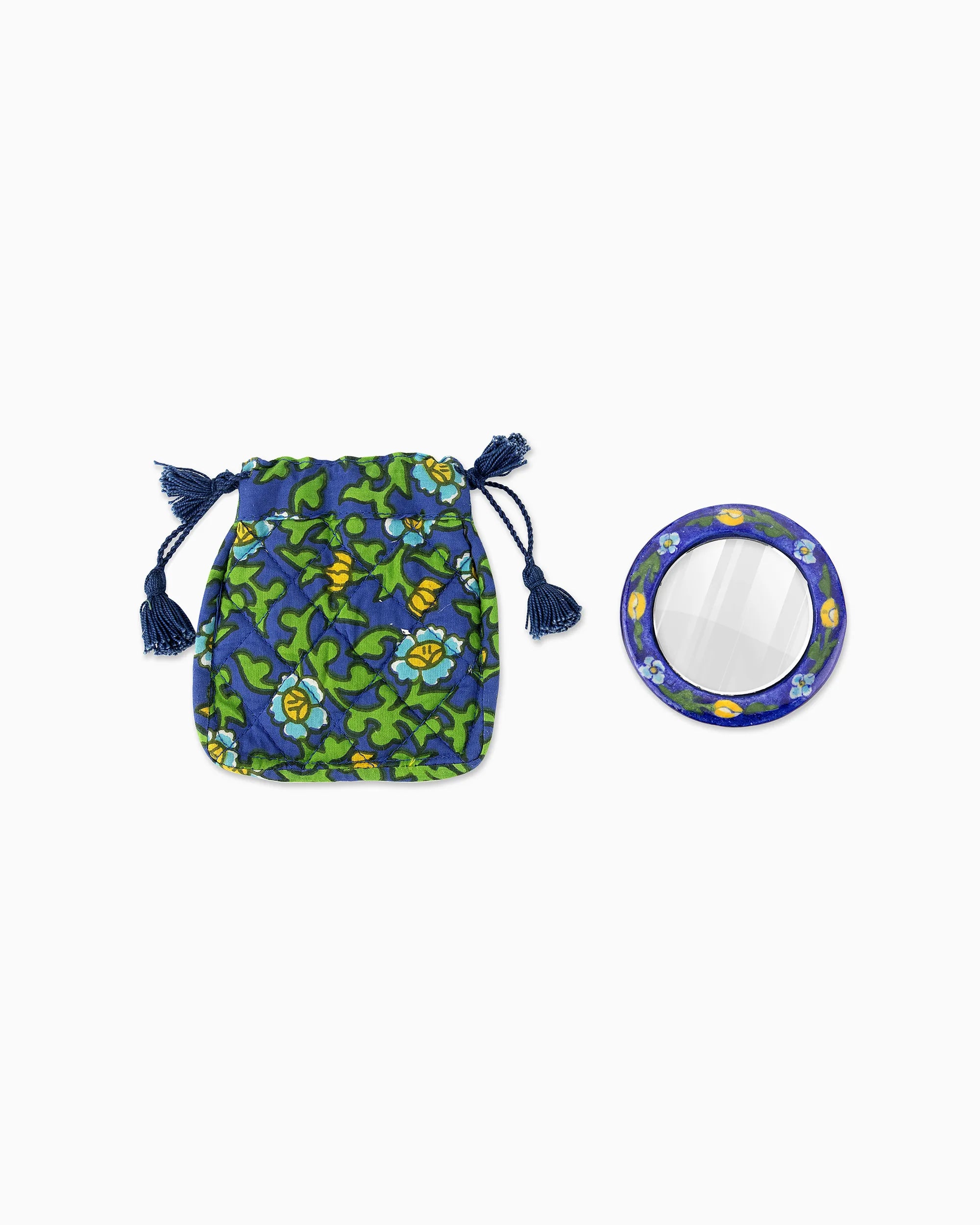 Ceramic Mirror with Pouch