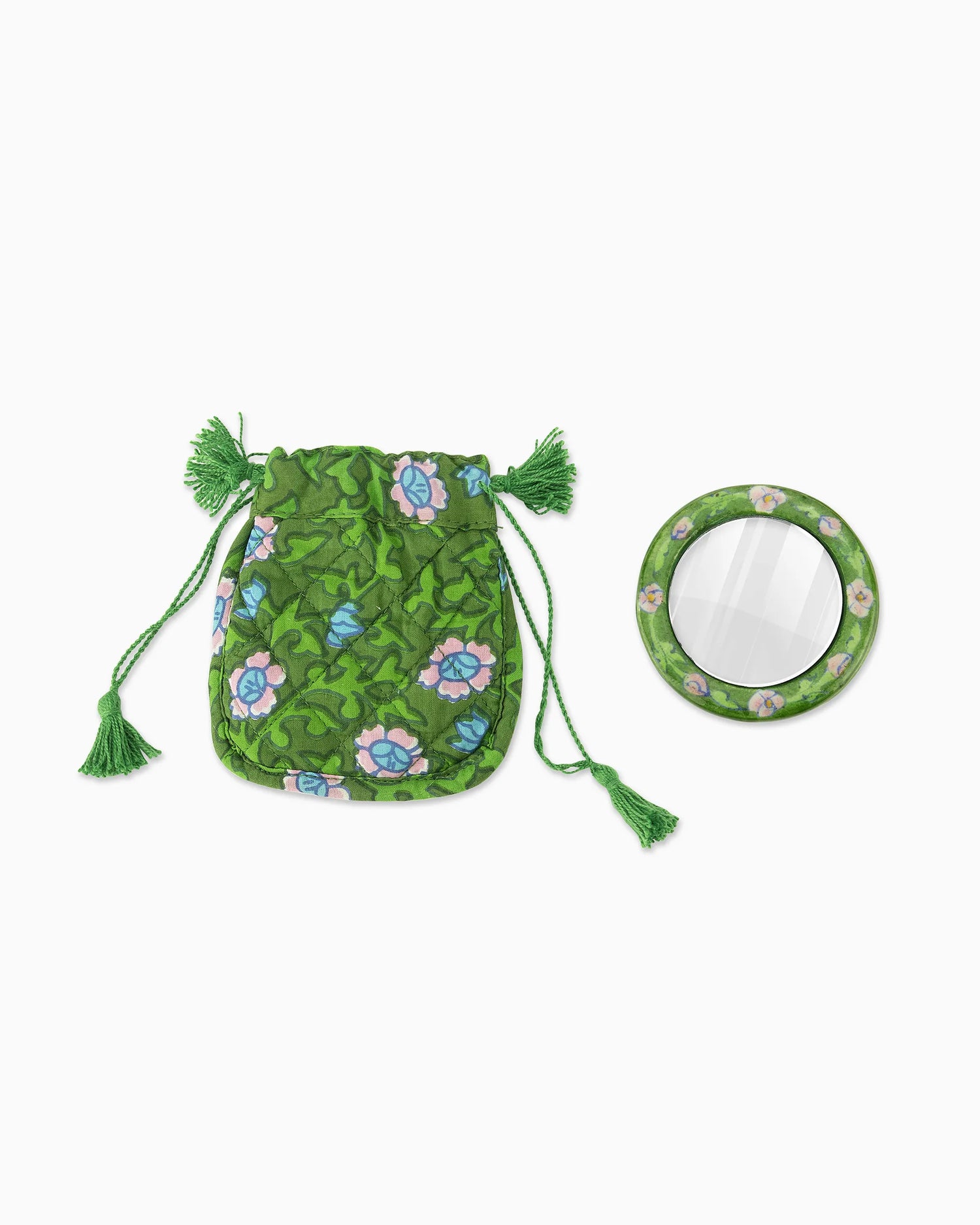 Ceramic Mirror with Pouch