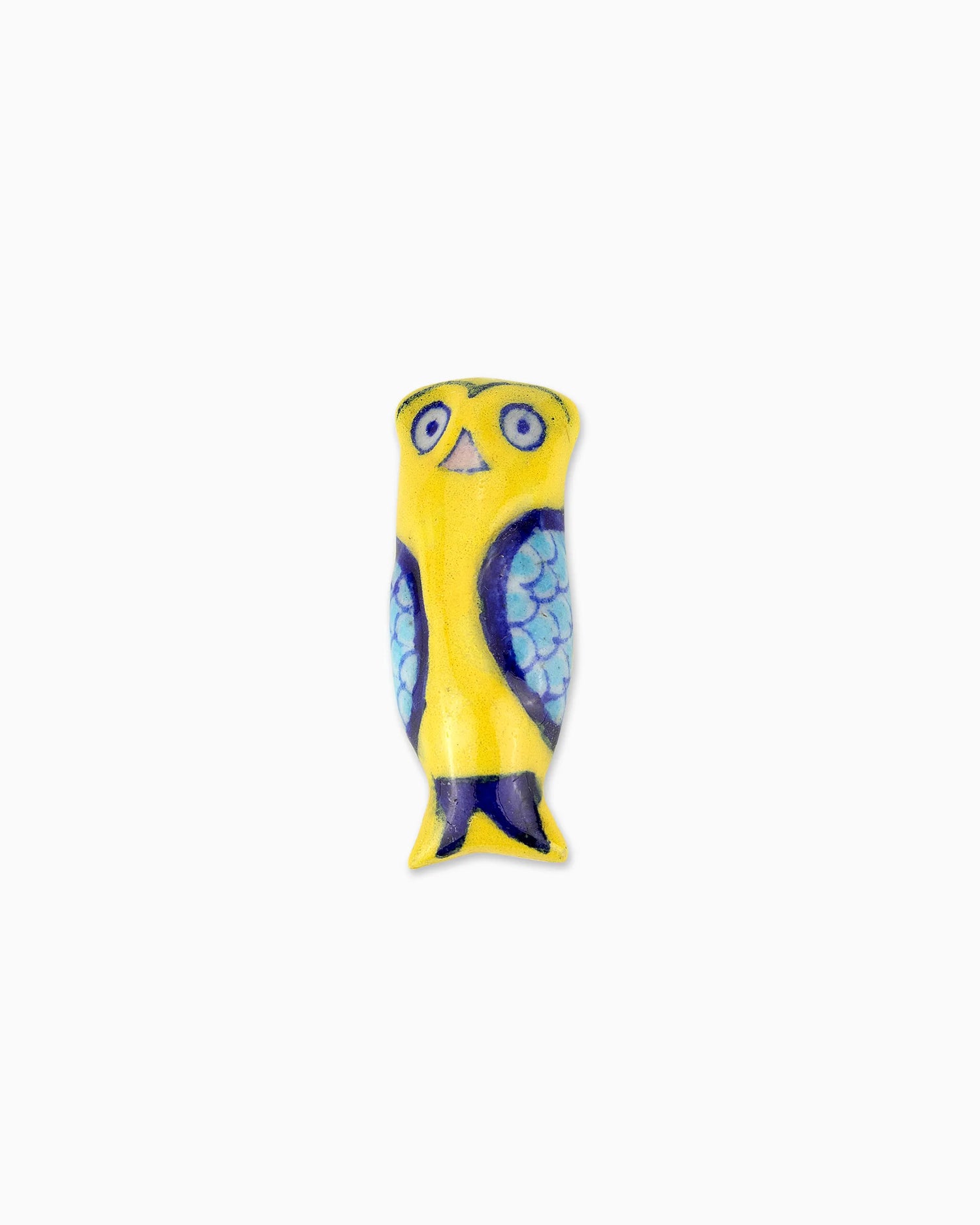 Ceramic Owl Fridge Magnets (Set of 4)
