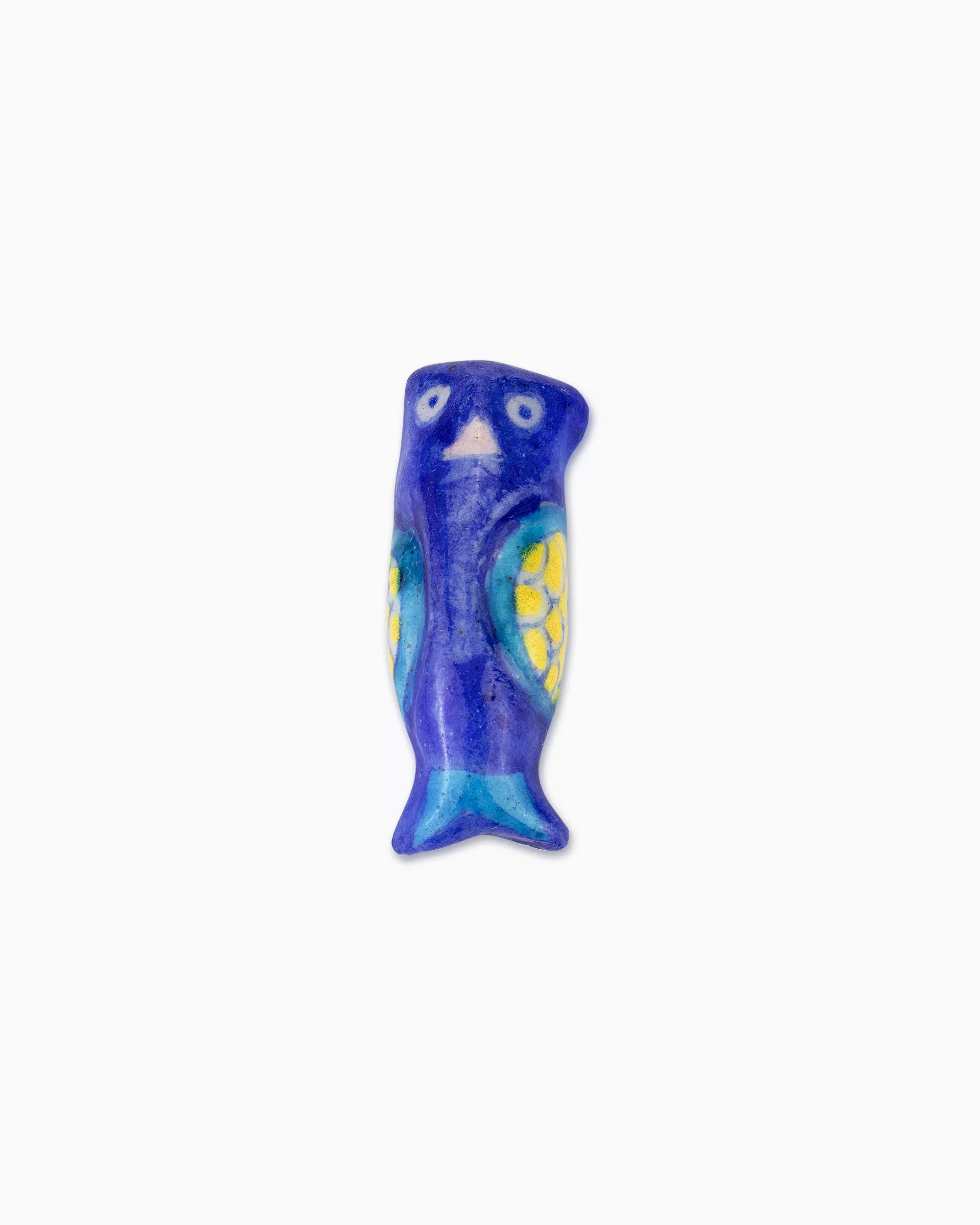 Ceramic Owl Fridge Magnets (Set of 4)