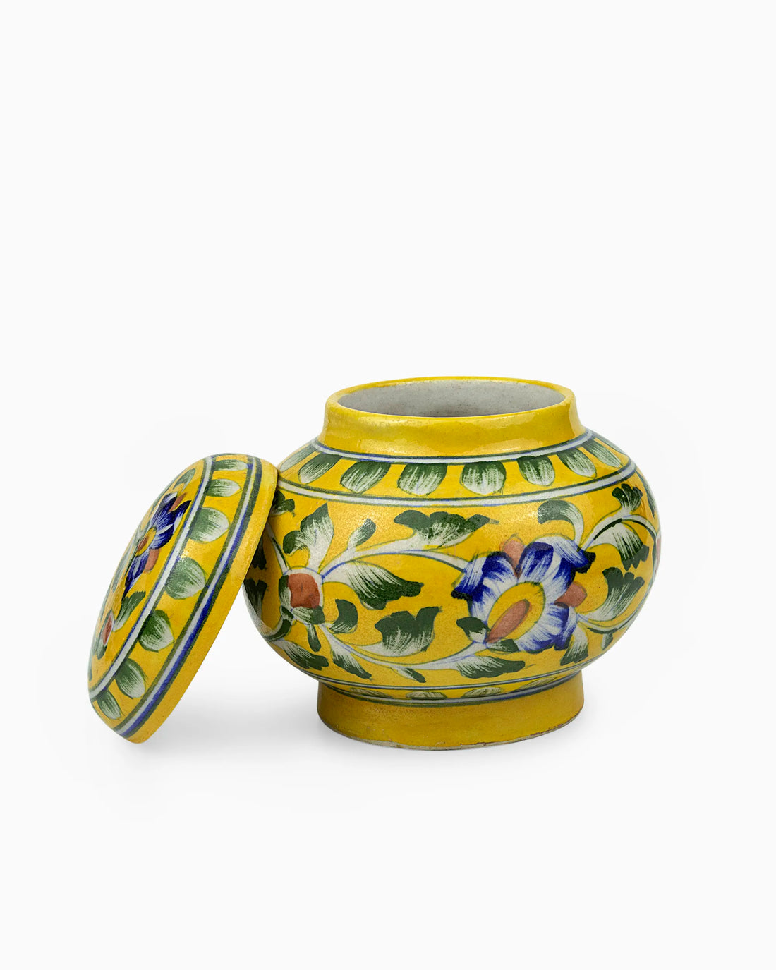 Decorative Ceramic Container Jar with Lid | Singhvis