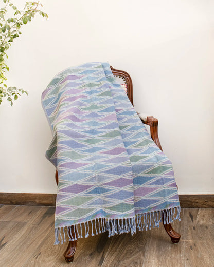 Luxe Diamond Wool Throw | Singhvis