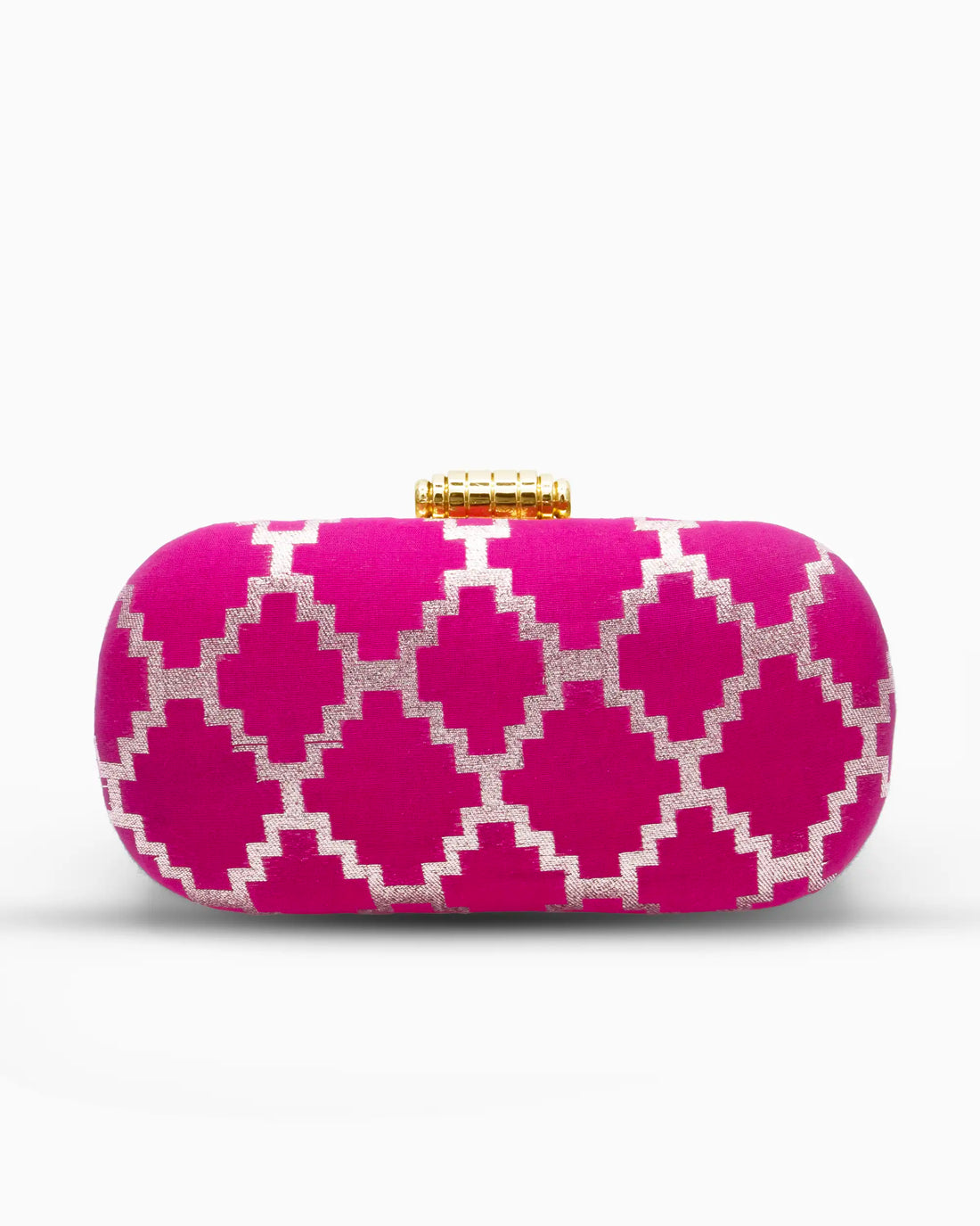 Modern Pink Evening Clutch | Singhvis
