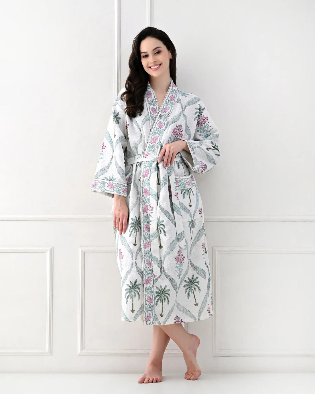 Palm Retreat Bathrobe | Singhvis