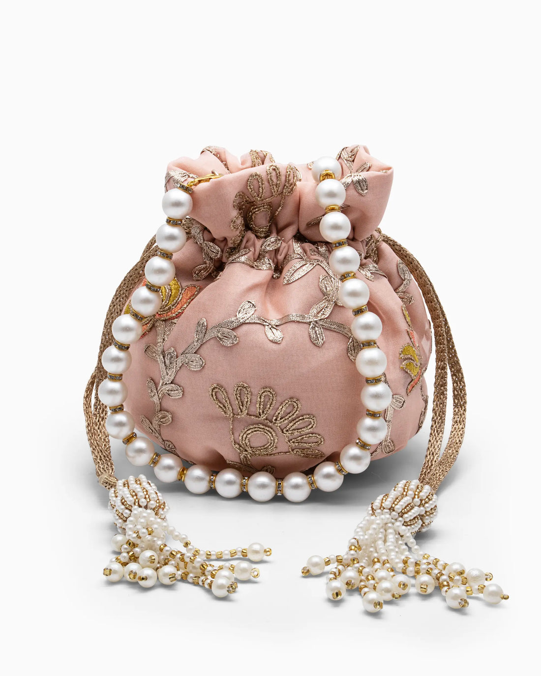 Pink Embellished Evening Clutch Bag | Singhvis