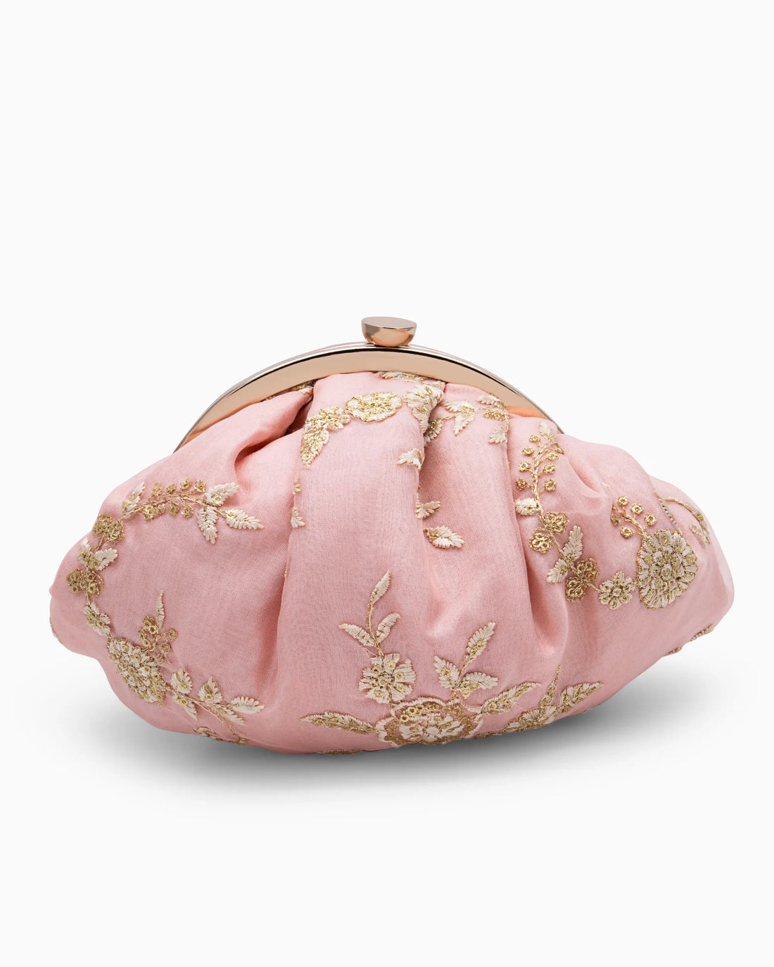 Pink Embroidered Evening Clutch | Singhvis