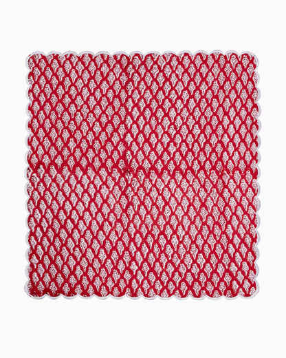 Red Ruby Napkin Set (Choose 4 or 6) | Singhvis