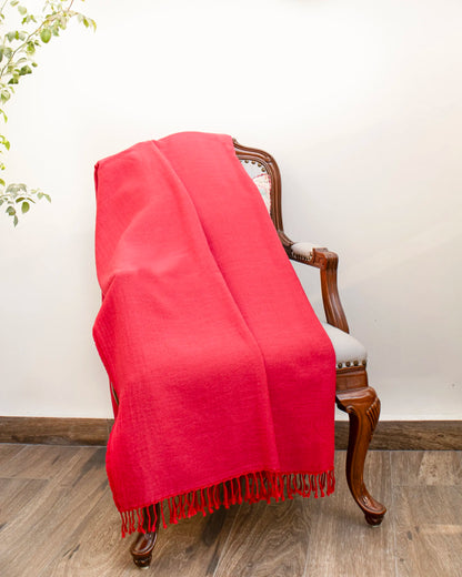 RougeRose Reversible Wool Throw | Singhvis